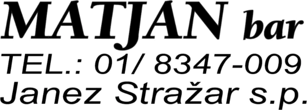 Matjan bar